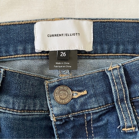 Current/Elliot 26 Mid Rise Skinny Jeans ~ Stretch Classic - Picture 9 of 10